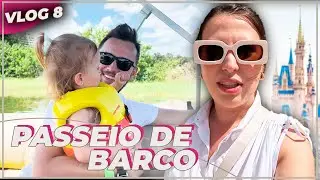 VLOG 8 EM ORLANDO - ANDAMOS DE LANCHA NA DISNEY + PASSEIO DE GÔNDOLA DE GRAÇA + ANIVERSÁRIO DO LE