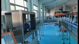 Rotary pure water bottle filling machine filling production line