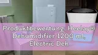 Produktbewertung: Heelay&reg; Dehumidifier 1200 ml, Electric Dehumidifier, Energy Saving, Portable, Ultr