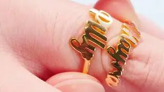 Double Name Ring