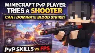 A Minecraft PvP player tries a shooting game to see if he can dominate it
