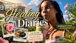 a day that felt warm & grounding: jamaican food, garden & matcha 