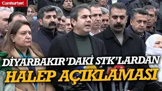 Diyarbakır’daki STK’lardan Halep açıklaması: “Saldırıların Türkiye'deki süreci etkileyeceği açıktır”