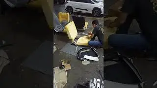 Proses Pemasangan Jok Paten Mitsubishi X Pander Bahan Sintetis MB Tech