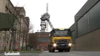 Schachtverfüllung auf der Hauptschachtanlage Bergwerk Ibbenbüren