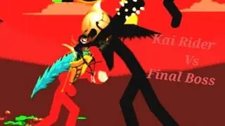 Kai Rider VS Final Boss x 50 Zombies Intense Fight @StickMaster67 57 subs special