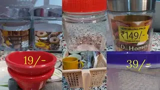 DMart Latest Shopping Haul | Kitchen glass jars |Cheapest kitchen storage  & container |Priya's nest