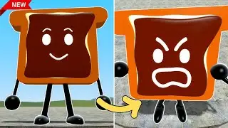 New Bread Jelly From Battle For Dream Island 3D Memes Nextbot In Garry's Mod