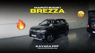 Maruti Suzuki Brezza Kavaca PPF Installation - Full Process & Protection Benefits!🛡️✨