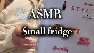 ASMR - what is in my small fridge ✨💗