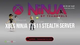 XBLS NiNJA 17511 Stealth Server (JTAG/RGH) 1 Year+ KV Life!