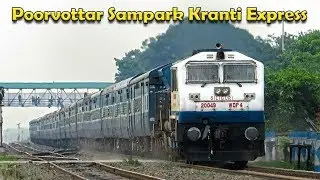 Epitom of Ferocity| Poorvottar Sampark Kranti Exp with SGUJ EMD zipping through AUB