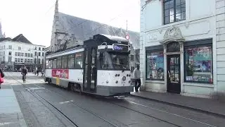 De Lijn BN PCC 6216 tramlijn 24 Kleine Vismarkt te Gent