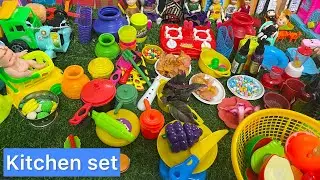 Barbie girl playing toy kitchen set | வாங்க எல்லாரும் சமையல் பன்னலாம்| Barbie show videos in tamil