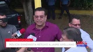 Policía sandinista retiene a Jaime Arellano