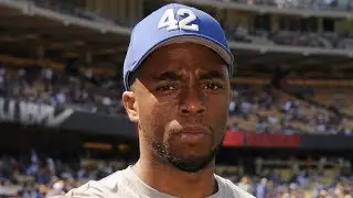 The actor portrayed the baseball legend in the 2013 sports drama '42.'