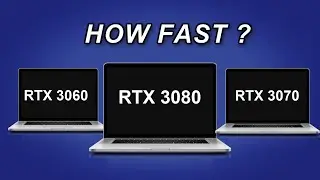 HOW FAST ? RTX 3000 Series Laptop - Performance benchmarks