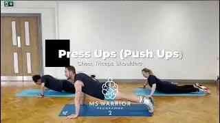 Exercises for MS - Dom Thorpe&rsquo;s MS Warrior Programme 2 - Press Ups (Push Ups) taster video