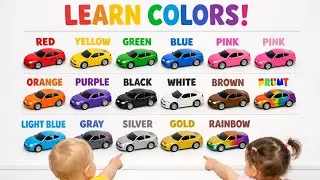 Kids Colour Learning with colours cars | Colour names for kids | Toddlers colours Learning Videos