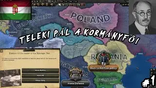 Hearts Of Iron IV Teleki Pál a Kormányfő! Non-Aligned Magyarország#1