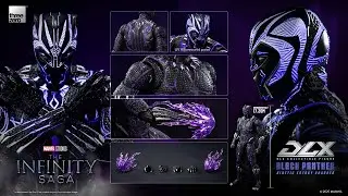 A LOOK AT: Marvel Studios The Infinity Saga DLX Black Panther (Kinetic Energy Charged) by ThreeZero