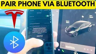 КАК ПОДКЛЮЧИТЬ ТЕЛЕФОН К TESLA ЧЕРЕЗ BLUETOOTH