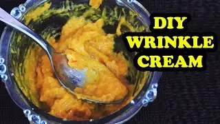 DIY WRINKLE CREAM | MAKE YOUR OWN NATURAL ANTI AGING CREAM TO REDUCE TO REMOVE WRINKLES FROM FACE