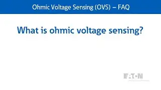OVS FAQ 1 &ndash; What is ohmic voltage sensing?