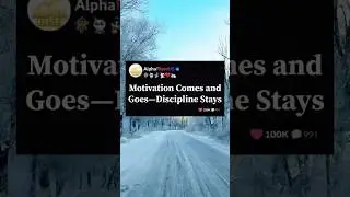 Мотивация приходит и уходит &mdash; дисциплина остается📈 #сосредоточься #мышлениеуспеха #шорты