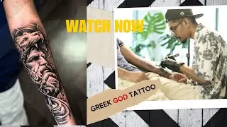 GREEK GOD TATTOO | ALIENZKID | TIME LAPSE #alienzkid #greekgod #kochitattooartist #tattooartist