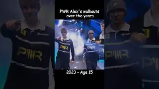 PWR Alex's Walkouts over the years #pwr #alexau #fortnite #fncs
