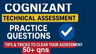 Cognizant technical assessment coding question ❓ || Coding question practice ( 50+ qns )