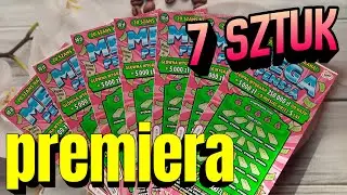 Zdrapki Lotto👉PREMIERA🤩MEGA PENSJA🤩KUPIŁAM, AŻ 7 SZTUK🤑🤑🤑#megapensja