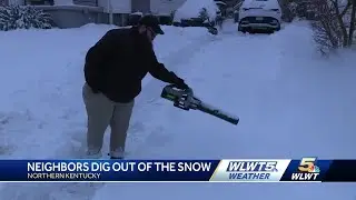 'It's been fun, actually': Northern Kentucky neighbors making the most of snow