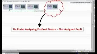 Tia Portal Assign Profinet Device - Not Assigned Fault