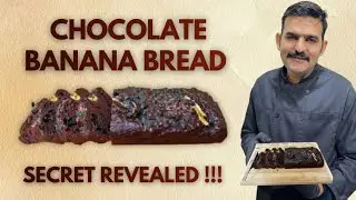Chocolate Banana Bread Recipe | Soft & Moist Tea Time Cake | AH Culinary