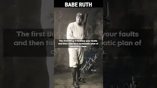 Inspirational Babe Ruth Quotes On Success #shorts #motivation #inspiration