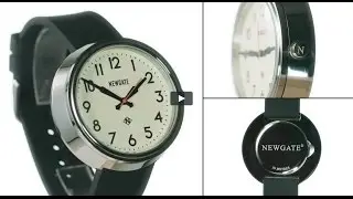 The Electric Grand watch by Newgate Watches. A retro-inspired oversized stainless steel watch.