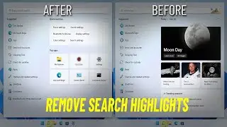 Disable Search Highlights In Windows 11 | How To Remove search highlights Feature On windows 11