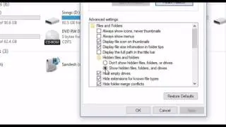 How to make Hidden Folders visible in your PC
