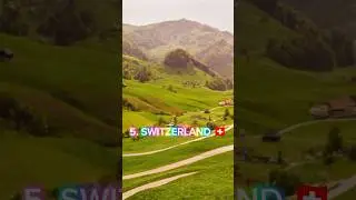 Top 5 Greenest Countries in the world #trending #viral #shorts #youtubeshorts
