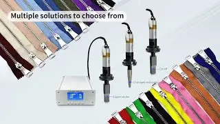 Ultrasonic zipper sealing welding system / ultrasonic zipper embedding system