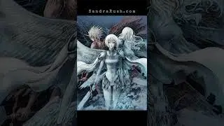 Claymore Anime Fanart Digital Coloring Process Steps
