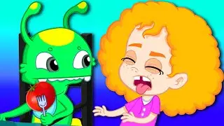 Groovy The Martian - Phoebe apprend &agrave; manger des l&eacute;gumes gr&acirc;ce &agrave; son ami magique Groovy!