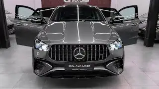Mercedes AMG GLE 53 2025 года &mdash; высокопроизводительный роскошный внедорожник с рядным 6-цилиндров...