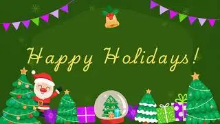 Happy Holidays! #holidayloop #merrychristmas #happyholidays #santa #greetingcard #christmasshort