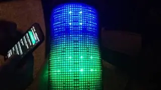 Bluetooth speaker with LED color changing lights