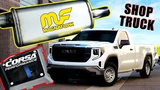 We Made the Shop Truck WAY More Fun! Magnaflow exhaust + Corsa intake
