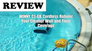 WINNY C1-GB Cordless Pool Vacuum Review for Inground Pools 2025