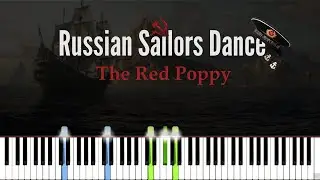 Russian Sailor Dance - Reinhold Glière | Piano Tutorial | Synthesia | How to play